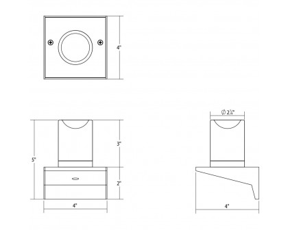 Sonneman Votives LED Sconce - Satin White, 3" height x 2.25" diameter