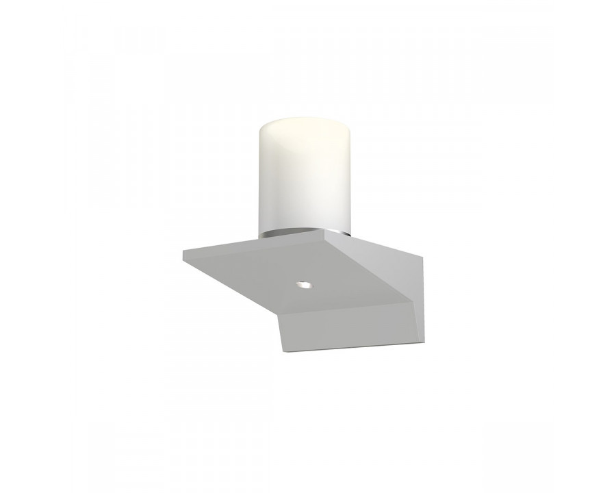 Sonneman Votives LED Sconce - Bright Satin Aluminum, 3" height x 2.25" diameter