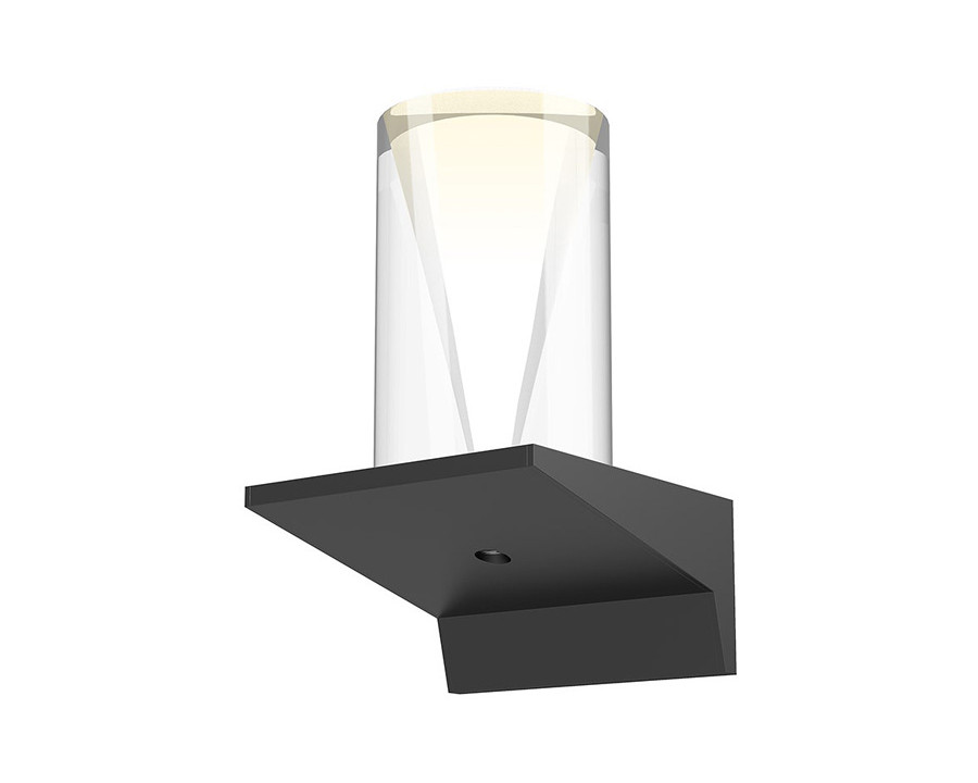 Sonneman Votives LED Sconce - Satin Black, 4.5" height x 2.75" diameter