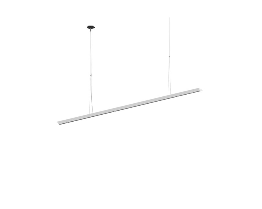 Sonneman Votives LED Bar Pendant - Satin White, 6", .25" height x 2.25" diameter