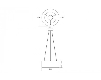 Sonneman - Tromme LED Pendant