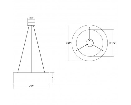 Sonneman - Tromme LED Pendant