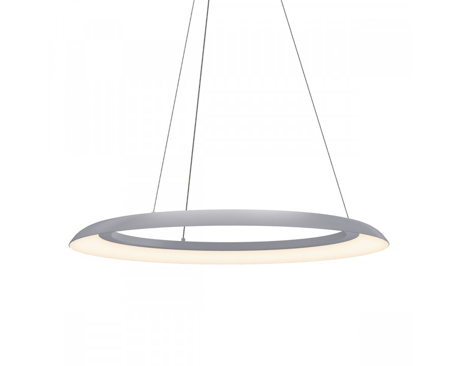 Sonneman Torus LED Pendant - 32", Dove Gray