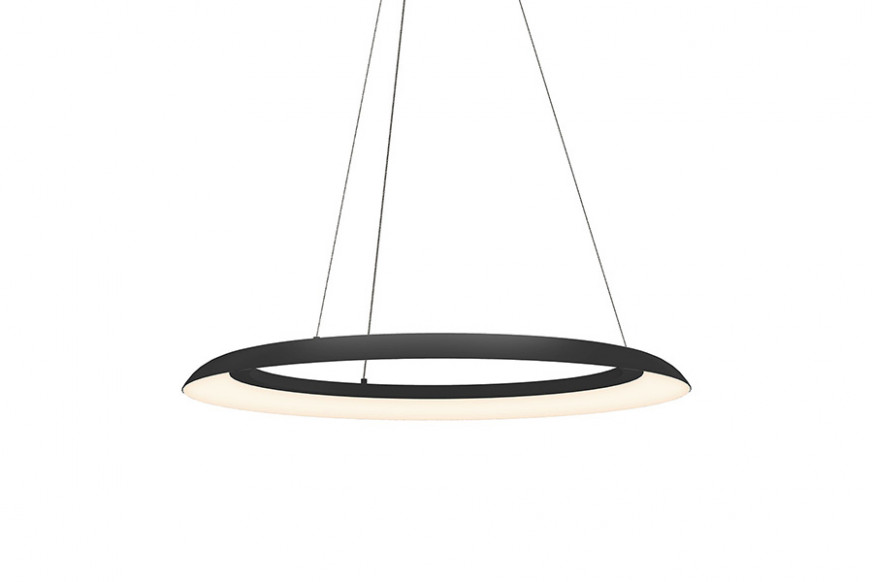 Sonneman™ Torus LED Pendant - Satin Black, 32"