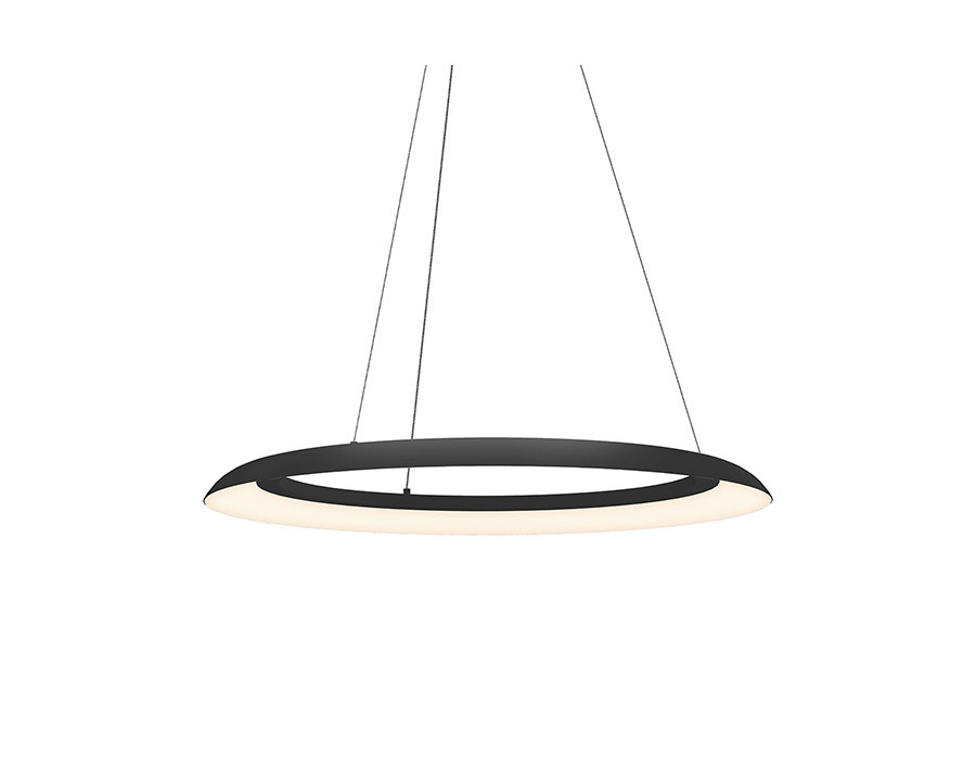 Sonneman Torus LED Pendant - Satin Black, 32"