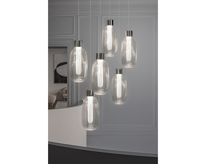 Sonneman™ Friso LED Chandelier - Satin Black, 3-Light