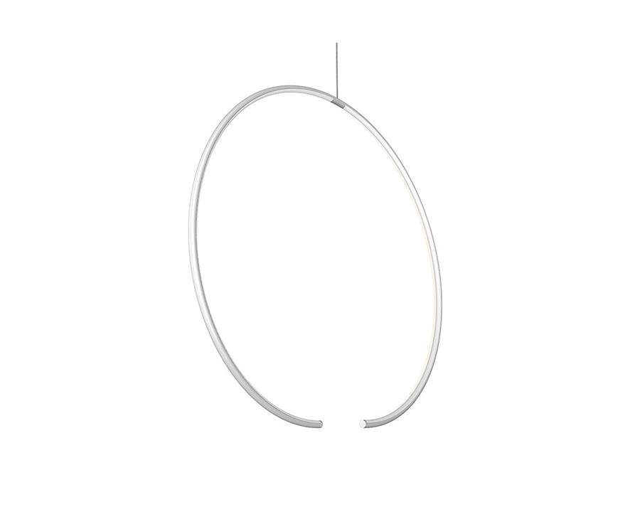 Sonneman Torc LED Single Pendant - Satin White, Single Pendant