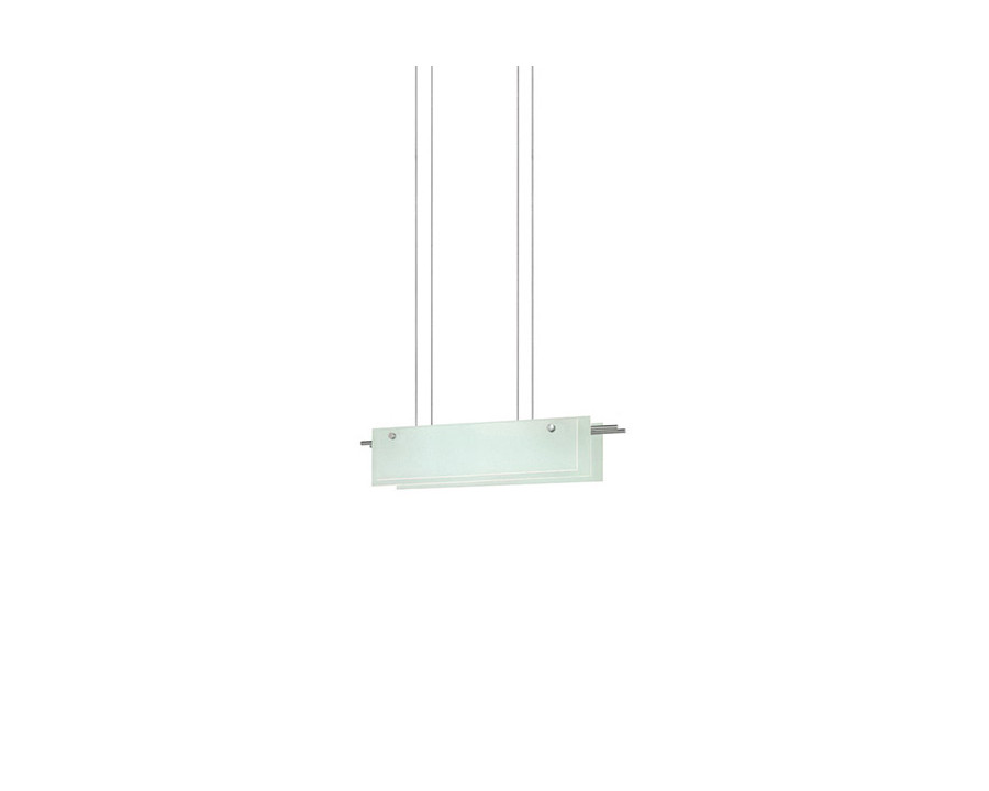 Sonneman - Suspended Glass Slim LED Pendant