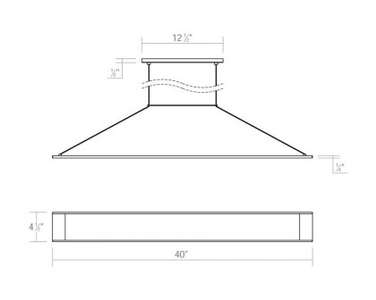 Sonneman Perfile LED Pendant - Satin White