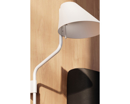 Sonneman Pitch Wall Lamp - Satin White, Standard