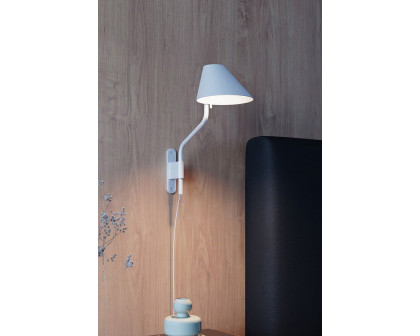 Sonneman Pitch Wall Lamp - Satin White, Standard