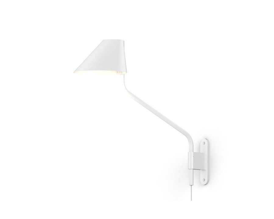 Sonneman Pitch Wall Lamp - Satin White, Long