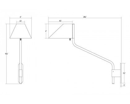 Sonneman Pitch Wall Lamp - Satin White, Long