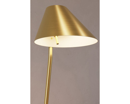 Sonneman Pitch Floor Lamp - Brass Finish