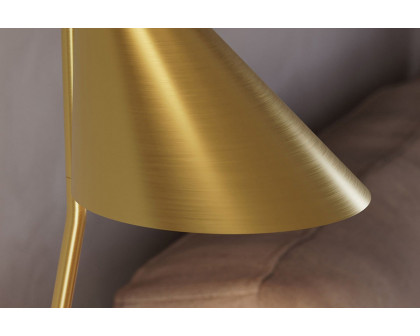 Sonneman Pitch Floor Lamp - Brass Finish