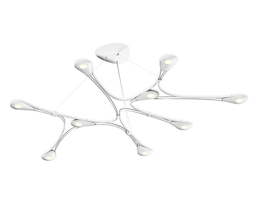 Sonneman Abstraction LED Pendant - Satin White, Standard