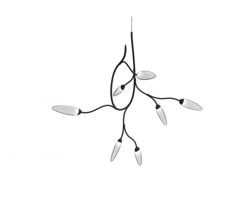 Sonneman Vines LED Chandelier - Satin Black, Small