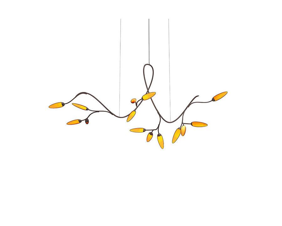 Sonneman Vines LED Chandelier - Coffee Bronze, Standard