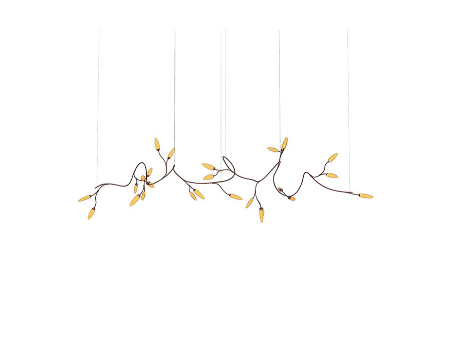 Sonneman Vines LED Chandelier - Coffee Bronze, Large