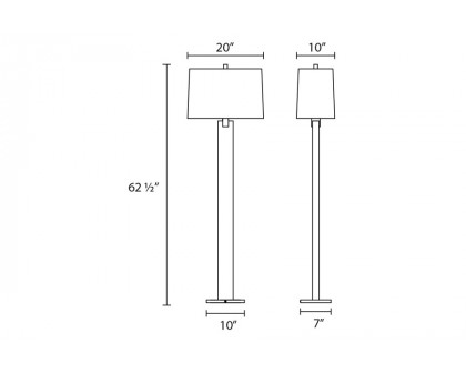 Sonneman - Monolith Floor Lamp