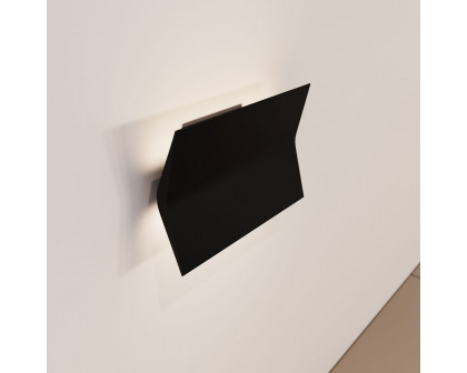 Sonneman Turo Sconce - Medium, Satin Black