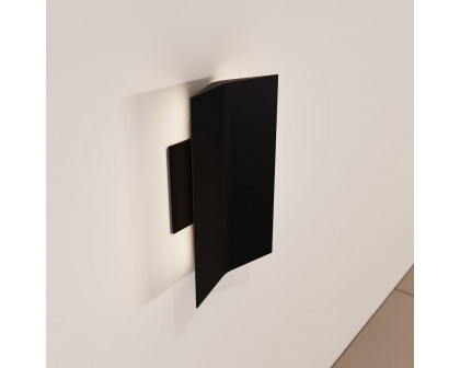 Sonneman Turo Sconce - Medium, Satin Black