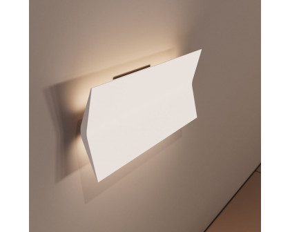 Sonneman Turo Sconce - Large, Satin White