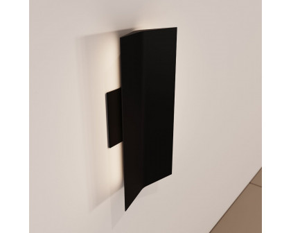 Sonneman Turo Sconce - Large, Satin Black