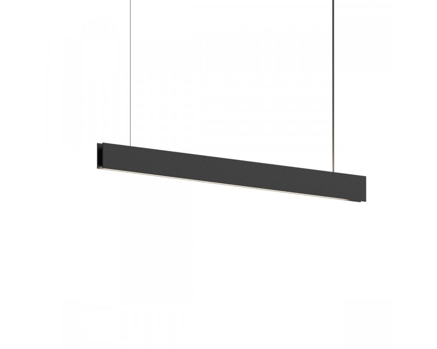 Sonneman Lithe 2-Sided Pendant - 3', Textured Black