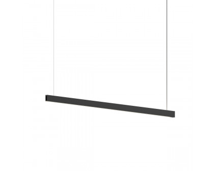 Sonneman Lithe 2-Sided Pendant - 6', Textured Black