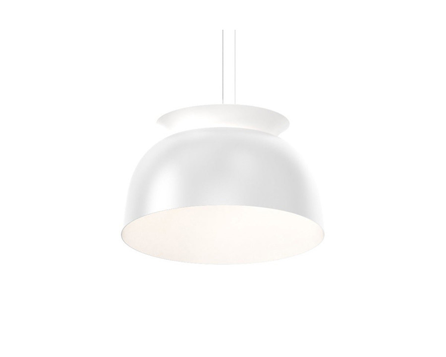 Sonneman Belle Flare Pendant - Satin White, Short