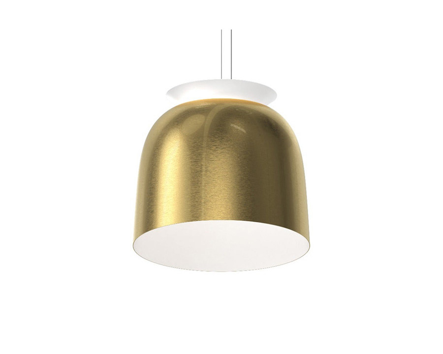 Sonneman Belle Flare Pendant - Painted Brass, Medium