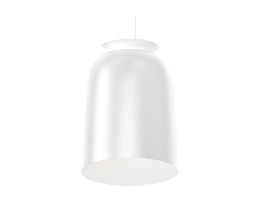 Sonneman Belle Flare Pendant - Satin White, Tall