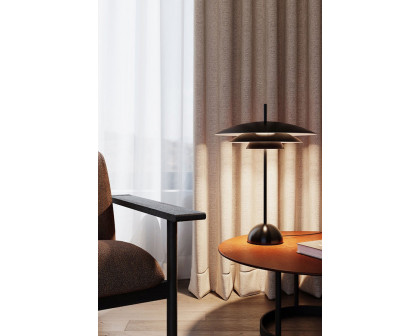 Sonneman Shells Table Lamp - Satin Black