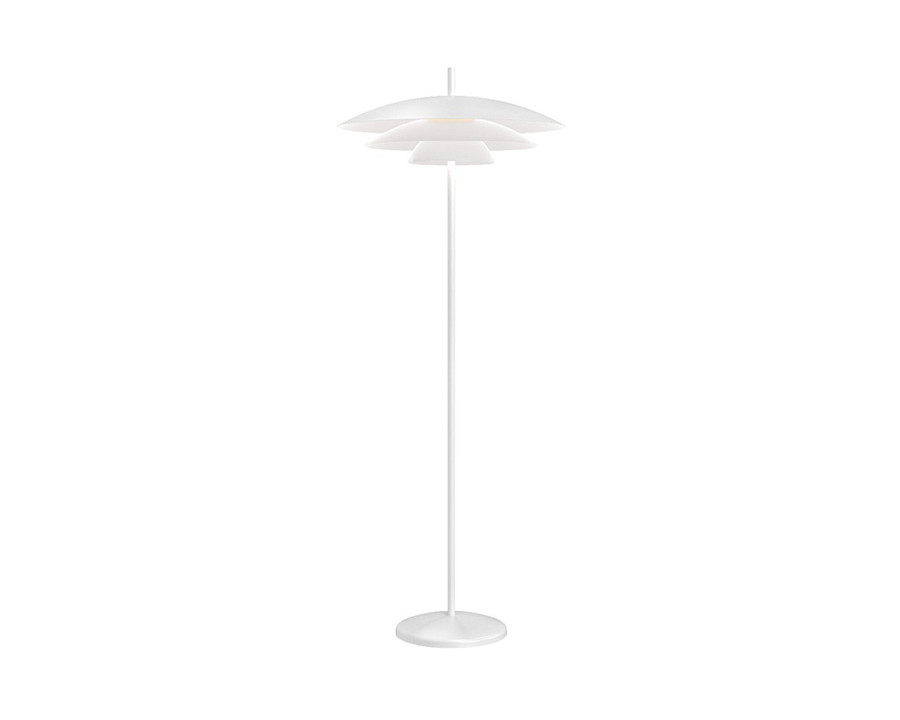 Sonneman Shells Floor Lamp - Satin White, Large