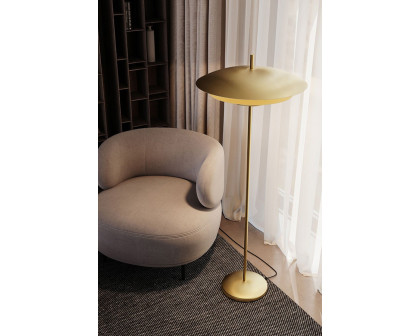 Sonneman Shells Floor Lamp - Brass Finish, Large