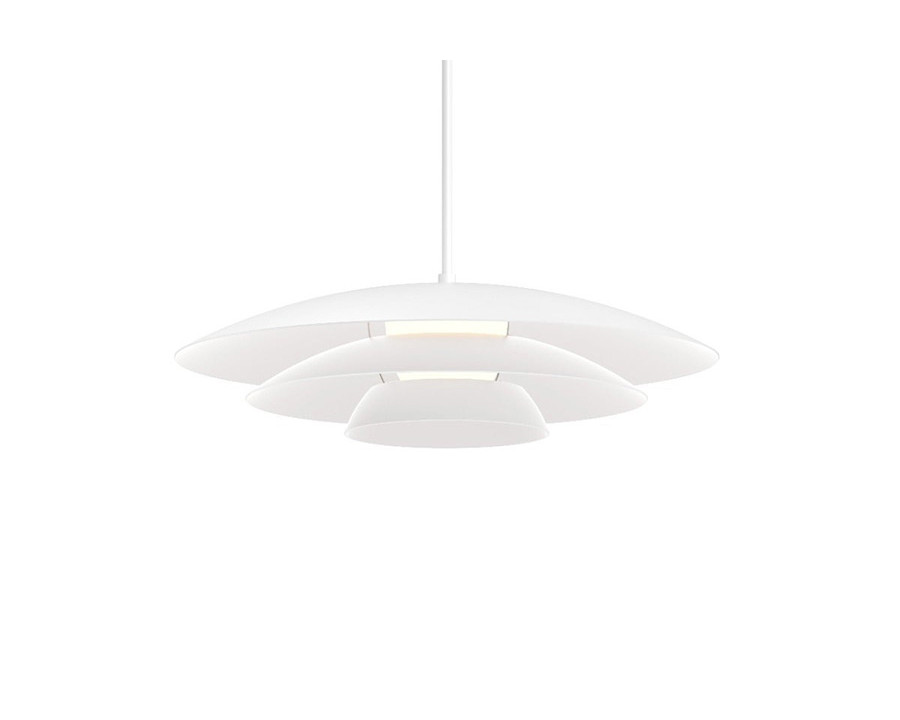 Sonneman Shells Pendant - Satin White, Small