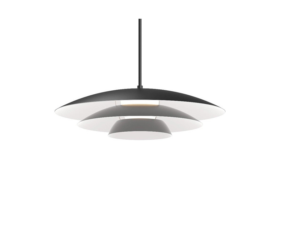 Sonneman Shells Pendant - Satin Black, Small