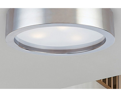 Sonneman Puck Slim LED Surface Mount - Satin Nickel, 8"