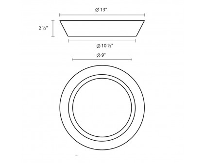 Sonneman - Oculus LED Surface Mount (3731.35)