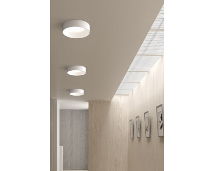 Sonneman Ilios LED Surface Mount - Satin White, 6", 3000K