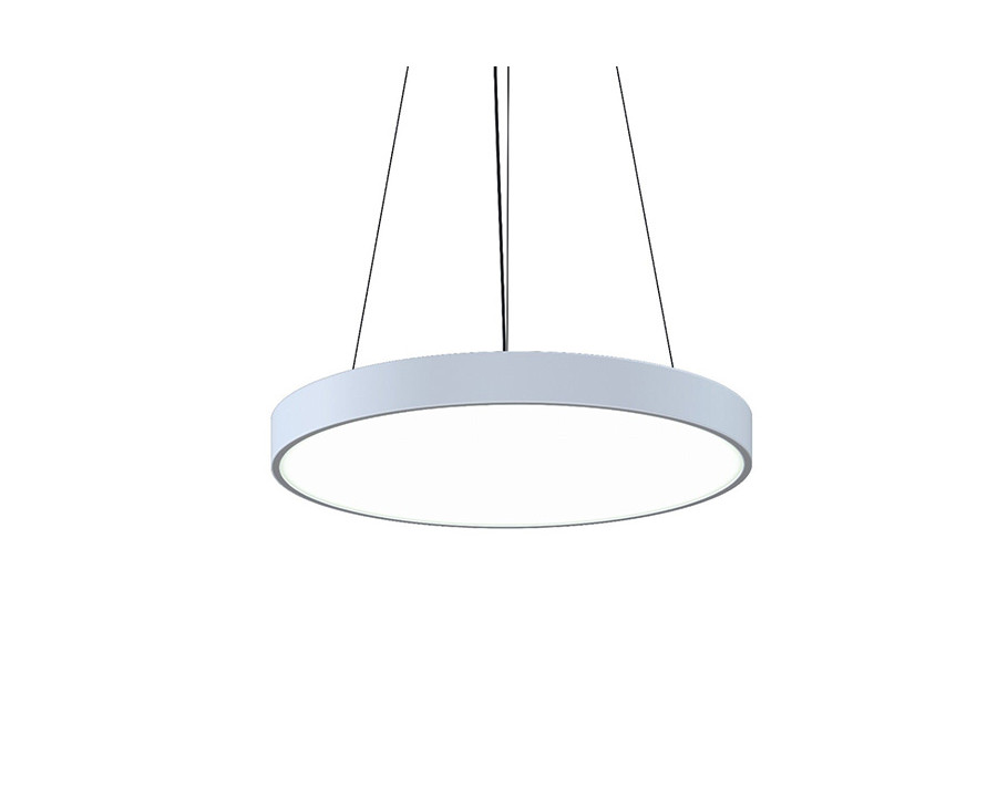 Sonneman Pi LED Pendant - Satin White, 24", 3000K