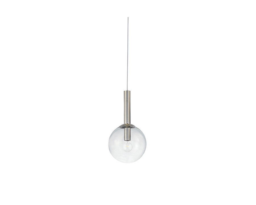 Sonneman Bubbles Single Pendant - Polished Nickel, 10" 1-Light