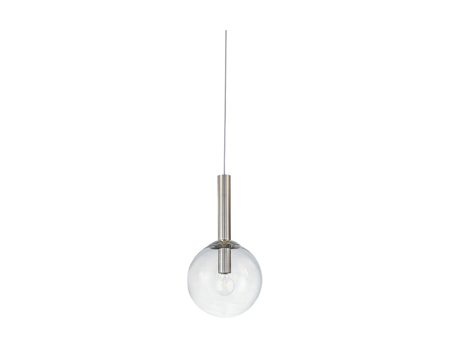 Sonneman Bubbles Single Pendant - Polished Nickel, 12" 1-Light