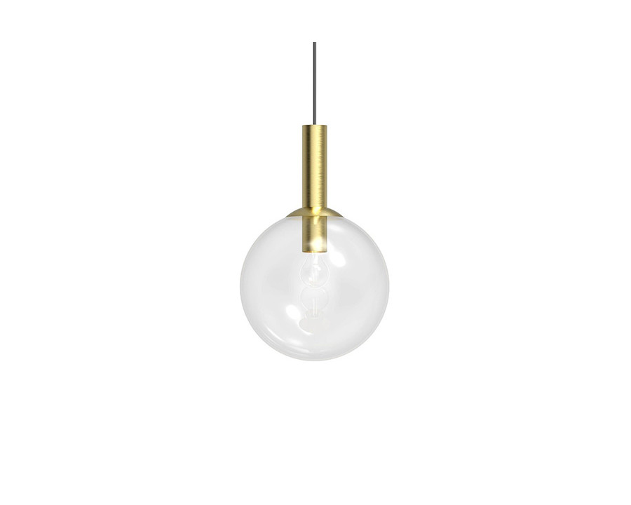 Sonneman Bubbles Single Pendant - Satin Brass, 12" 1-Light