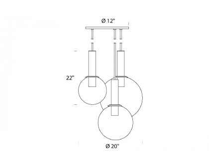 Sonneman - Bubbles Chandelier