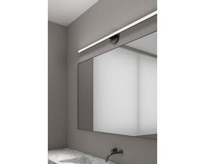 Sonneman Fino LED Bath Bar - Satin Black, 24", 3000K