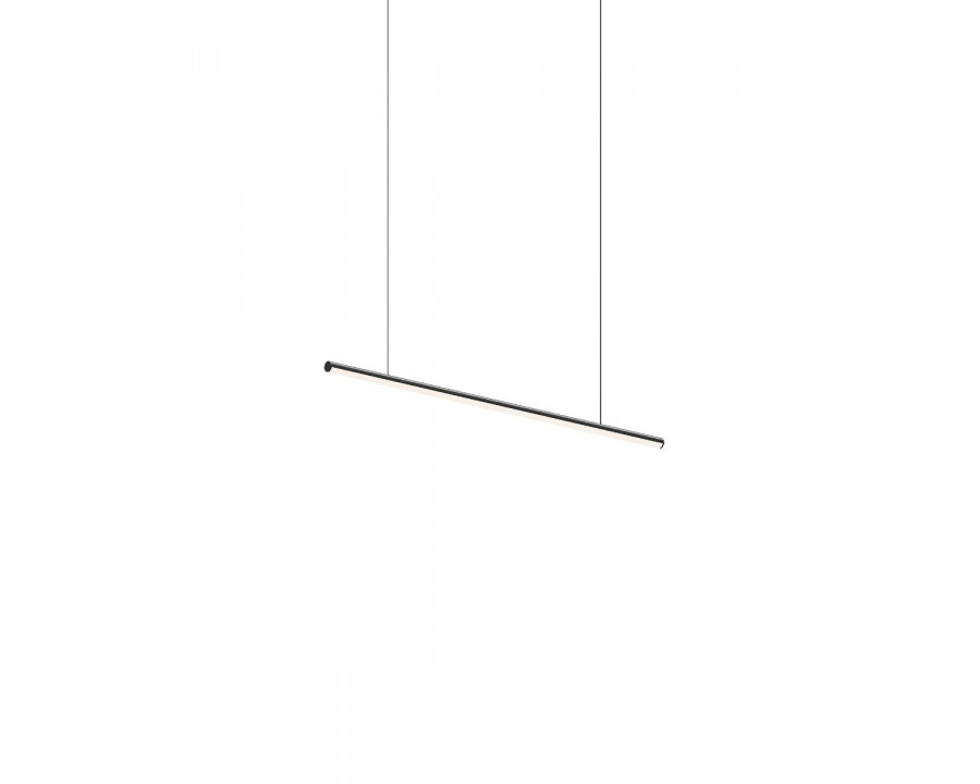 Sonneman Fino Pendant - 36", Satin Black, 3000K