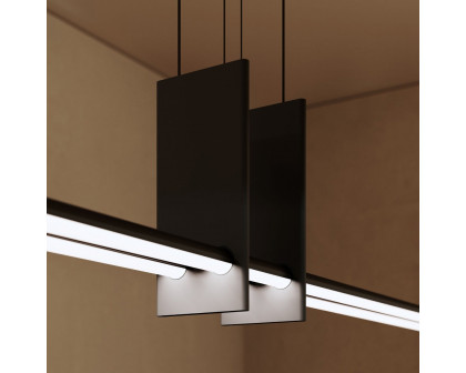 Sonneman Fino Duo Pendant - Satin Black