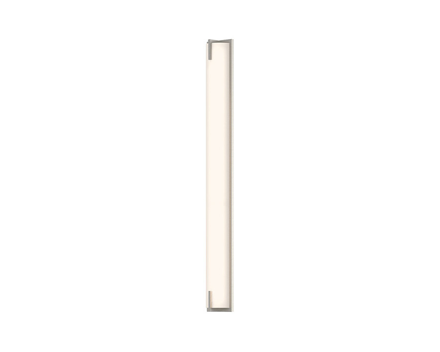 Sonneman New Edge Bath Bar - Satin Nickel, 40"